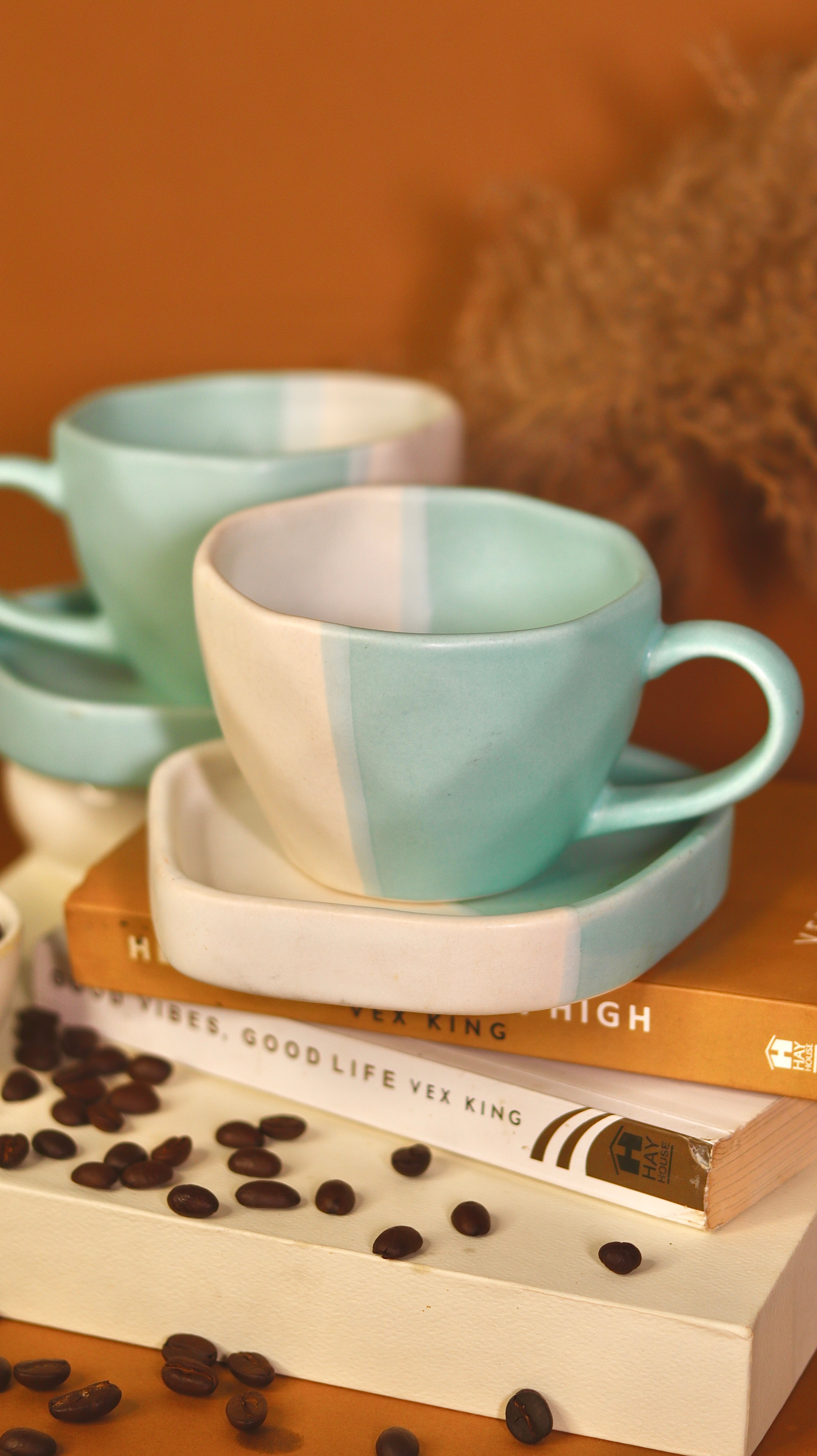 Sky- Cloud cup & Saucer