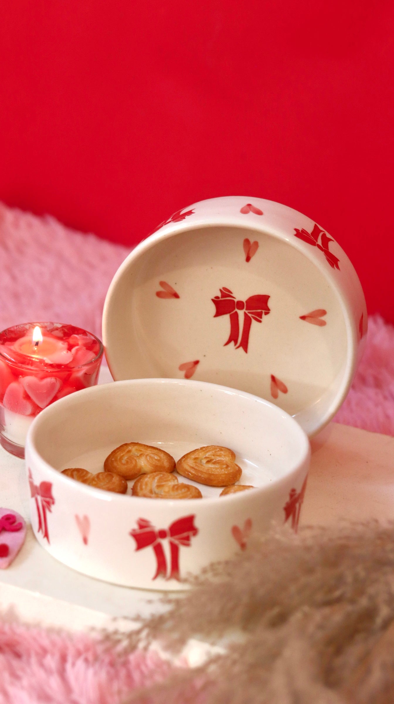 Heart Bow Snack Bowl