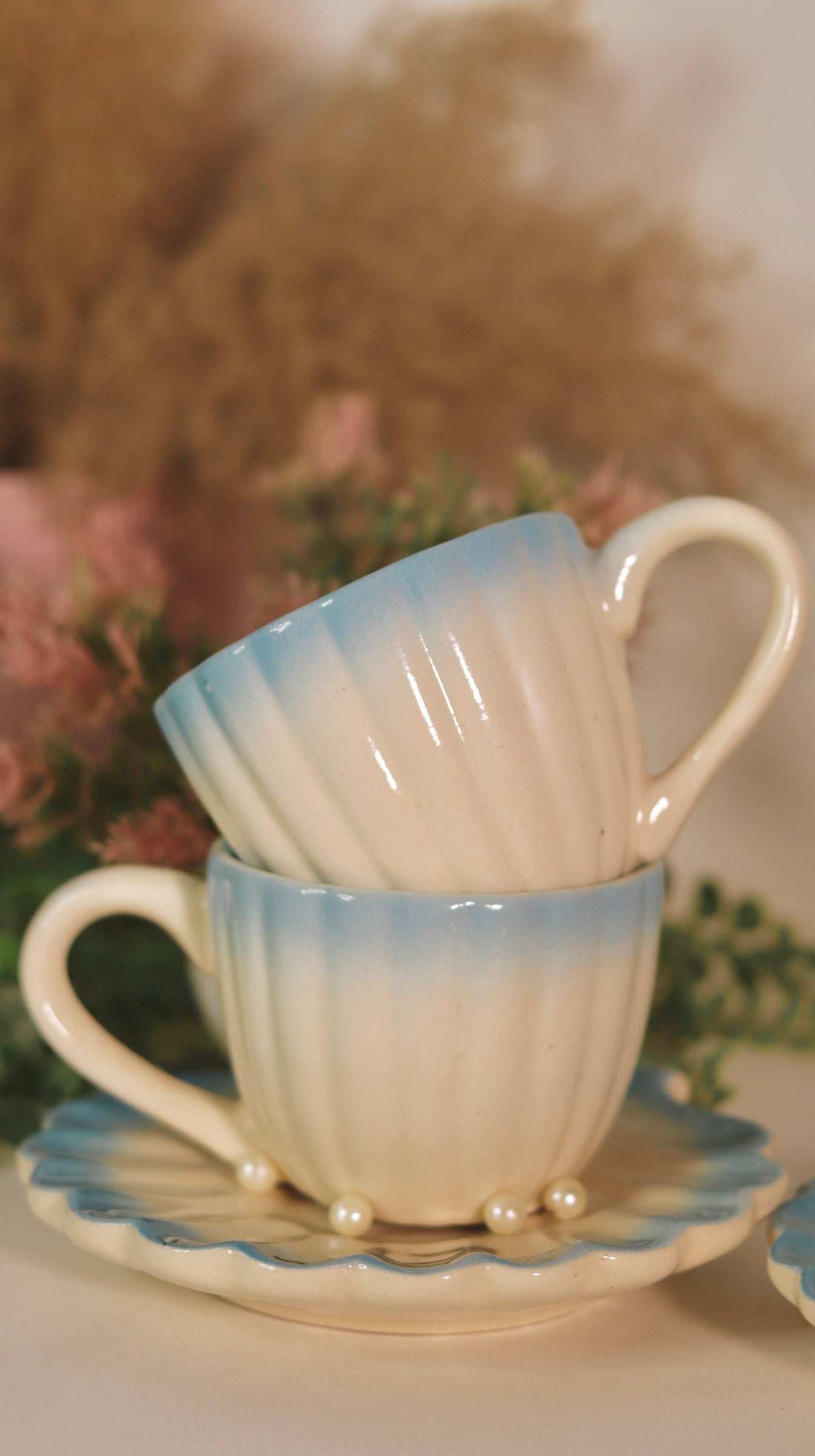 Sea Shell Cup & Saucer
