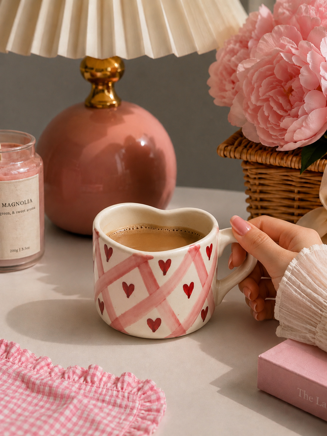 Sweetheart Heart Shaped Ceramic Mug