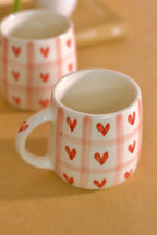 Sweet Heart Checks Coffee Mug