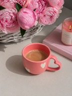 Mini Pink heart mug