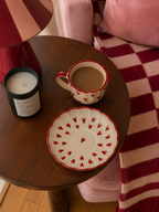 Amour Heart Ceramic Cup & Saucer