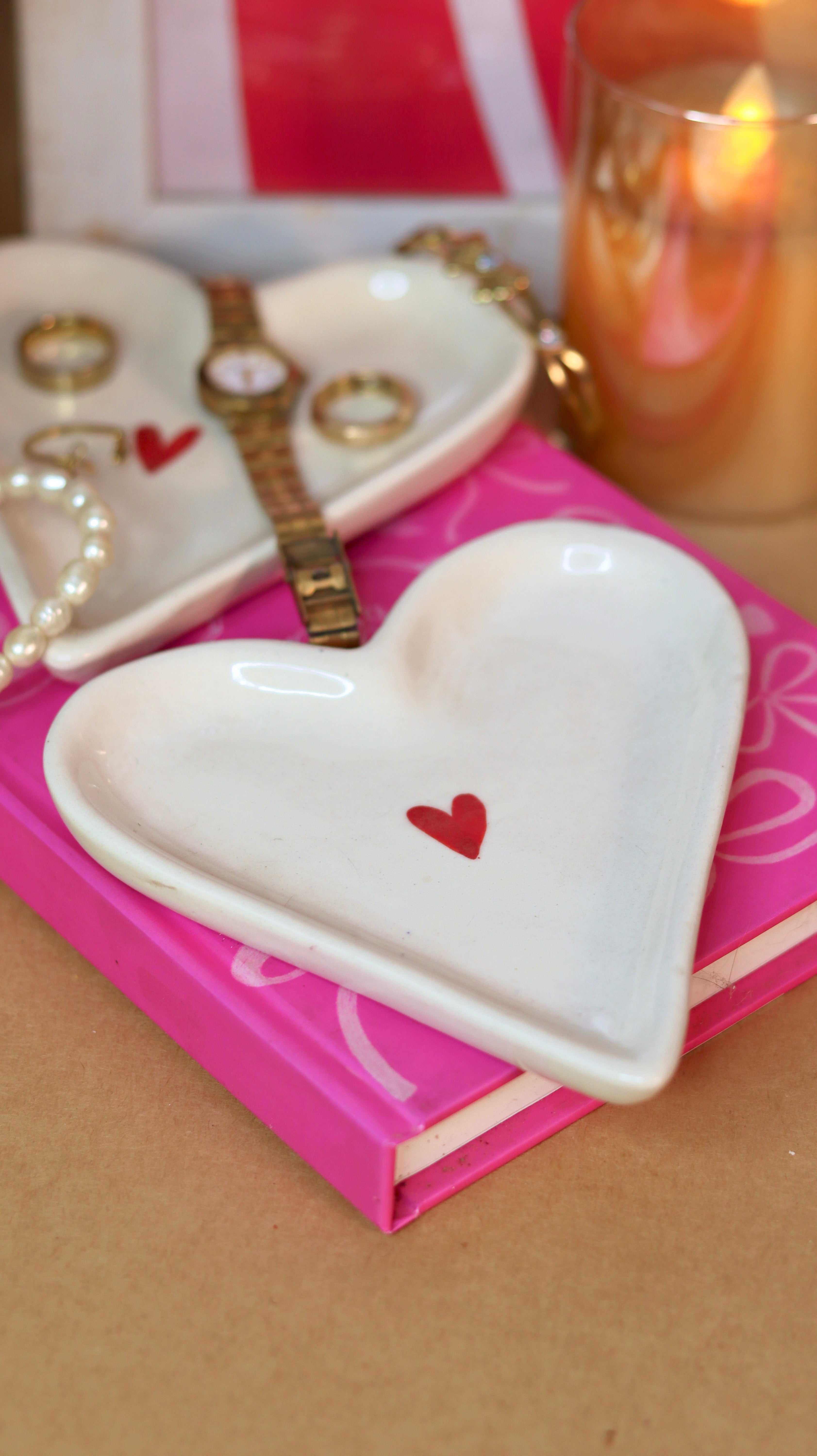 Sweet Drop Heart Trinket tray