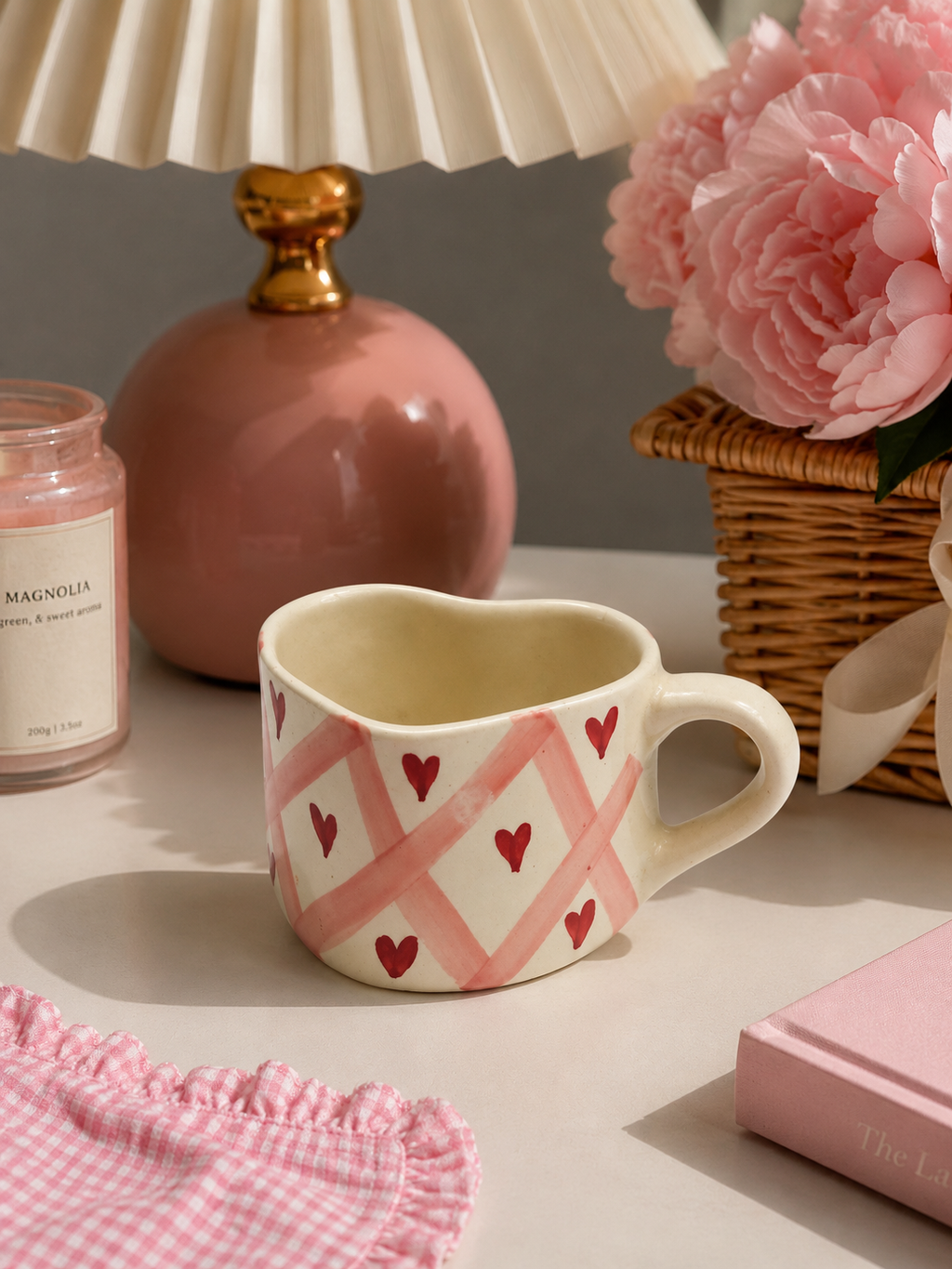 Sweetheart Heart Shaped Ceramic Mug