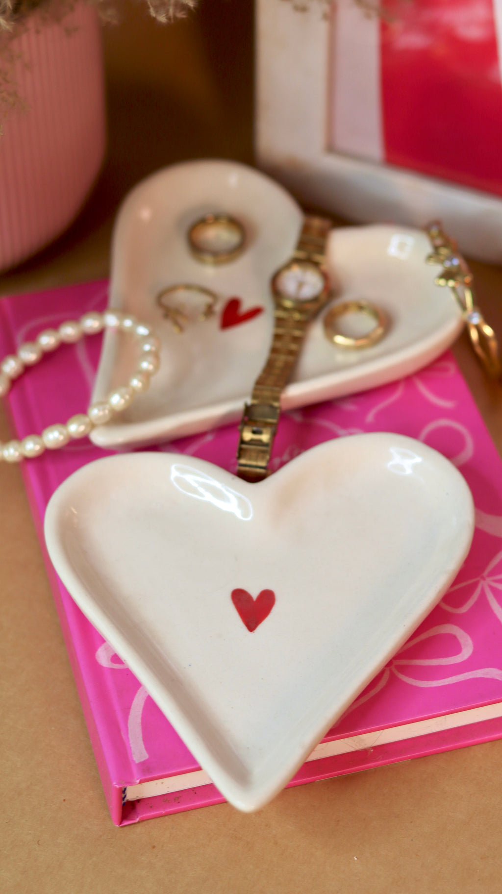 Sweet Drop Heart Trinket tray