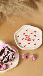 Small white dessert plate 