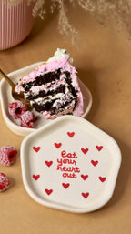 Small White ceramic plate 