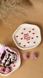 Eat your heart out Dessert plate