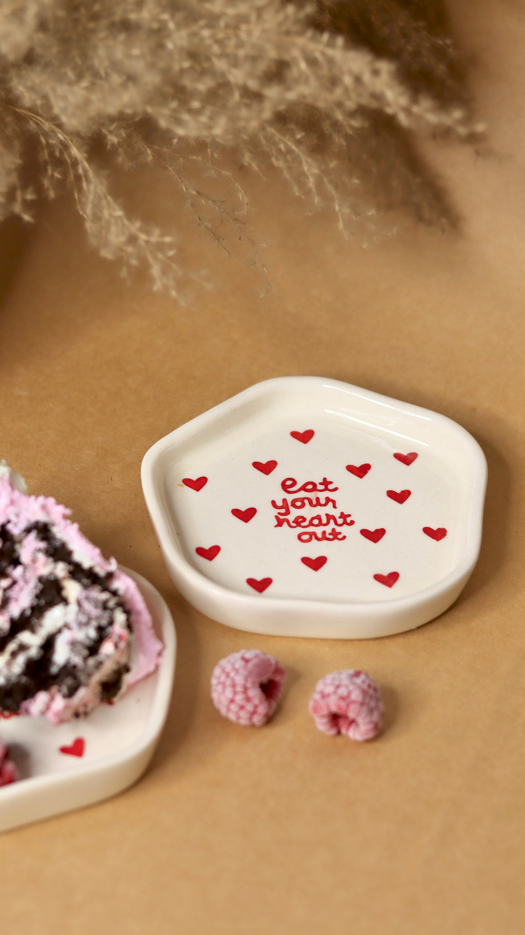 Eat your heart out Dessert plate