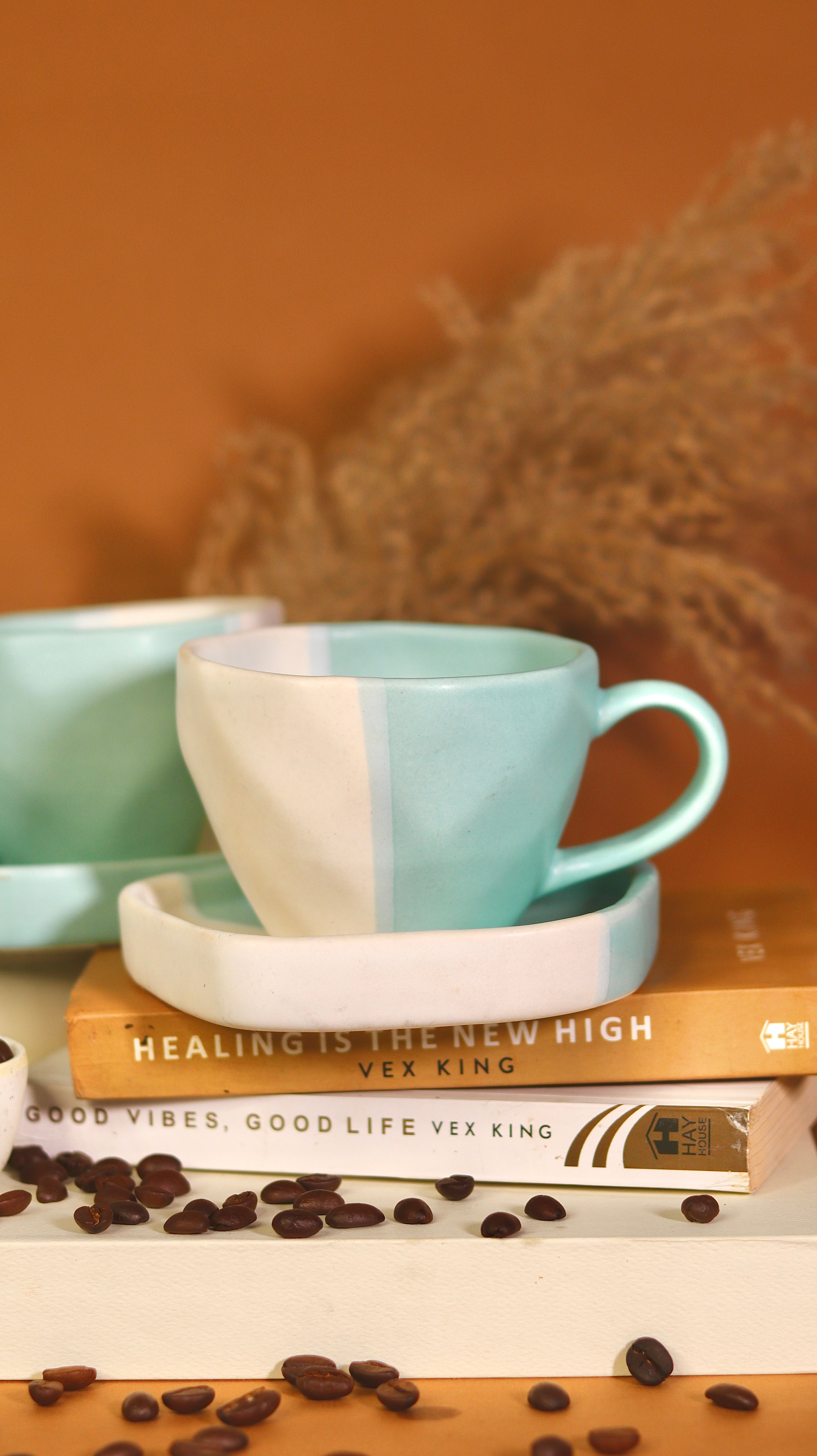 Sky- Cloud cup & Saucer