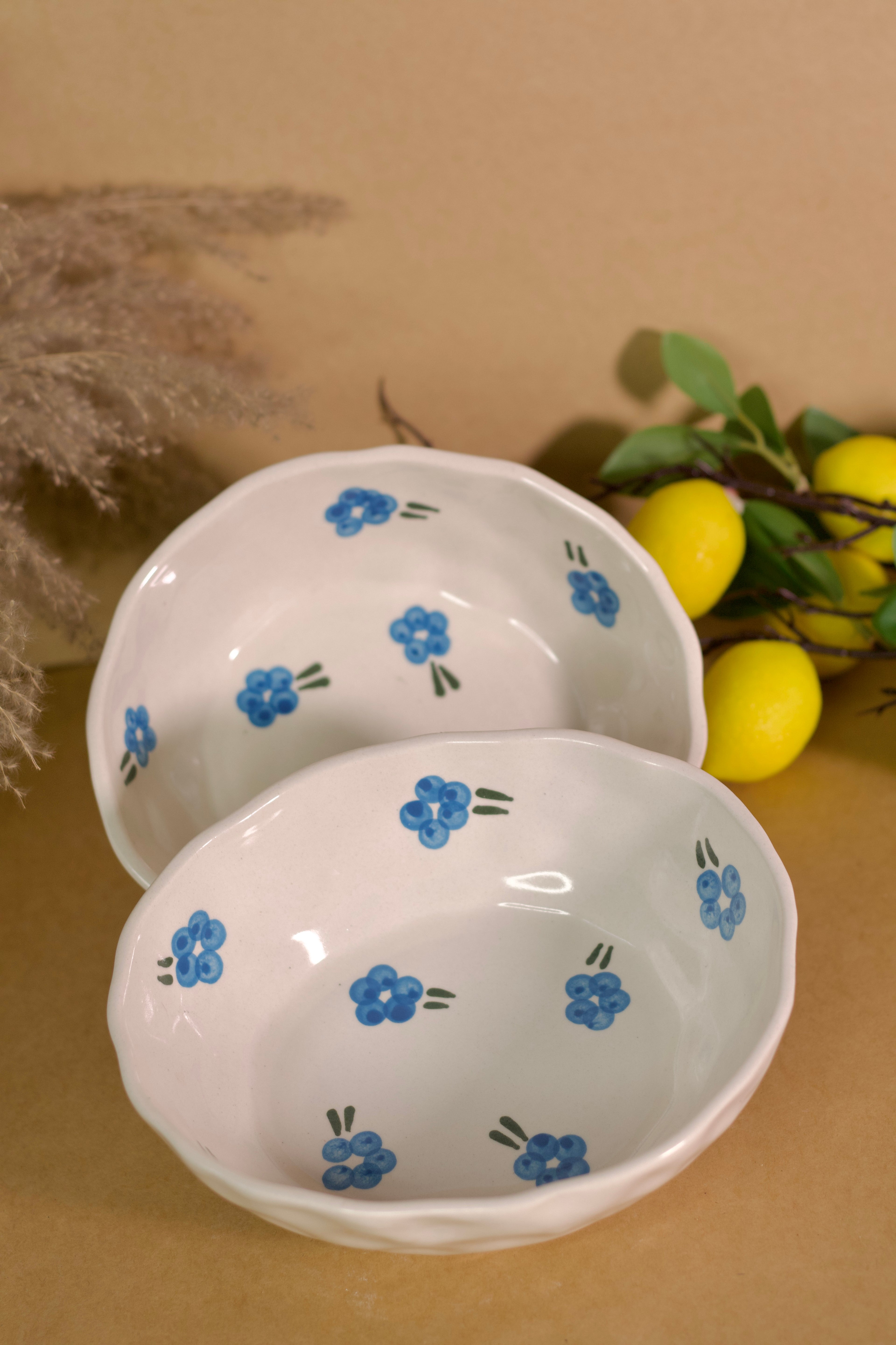 Blue Bloom Berry Large Bowl