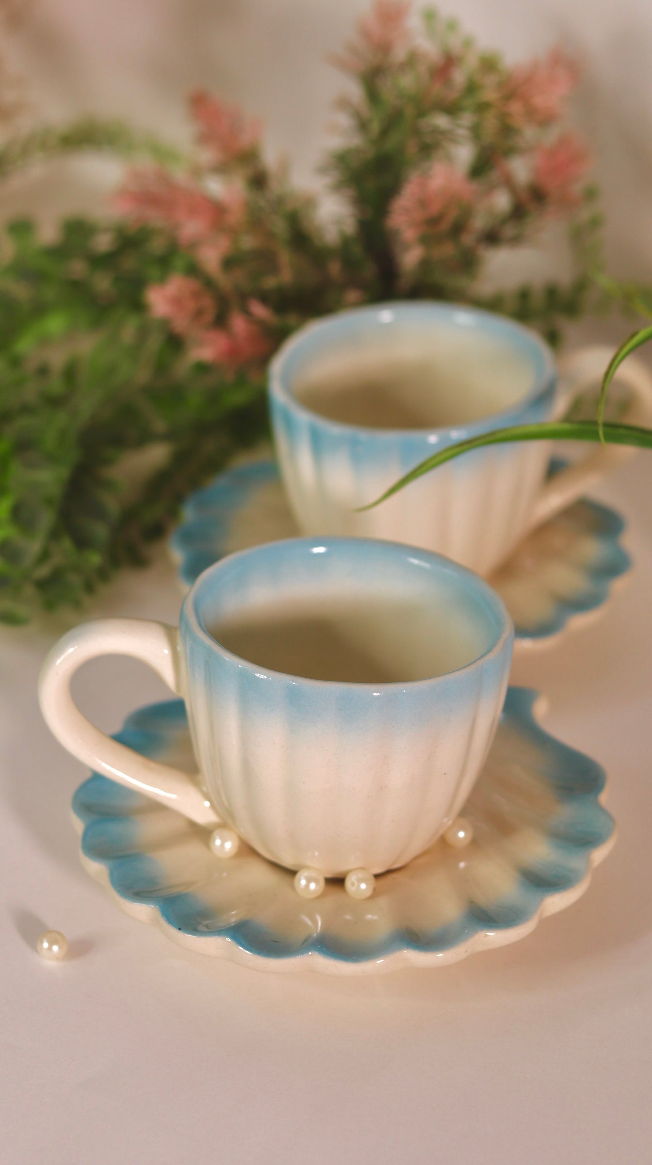 Sea Shell Cup & Saucer