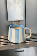 Sky Blue Stripe Coffee Mug