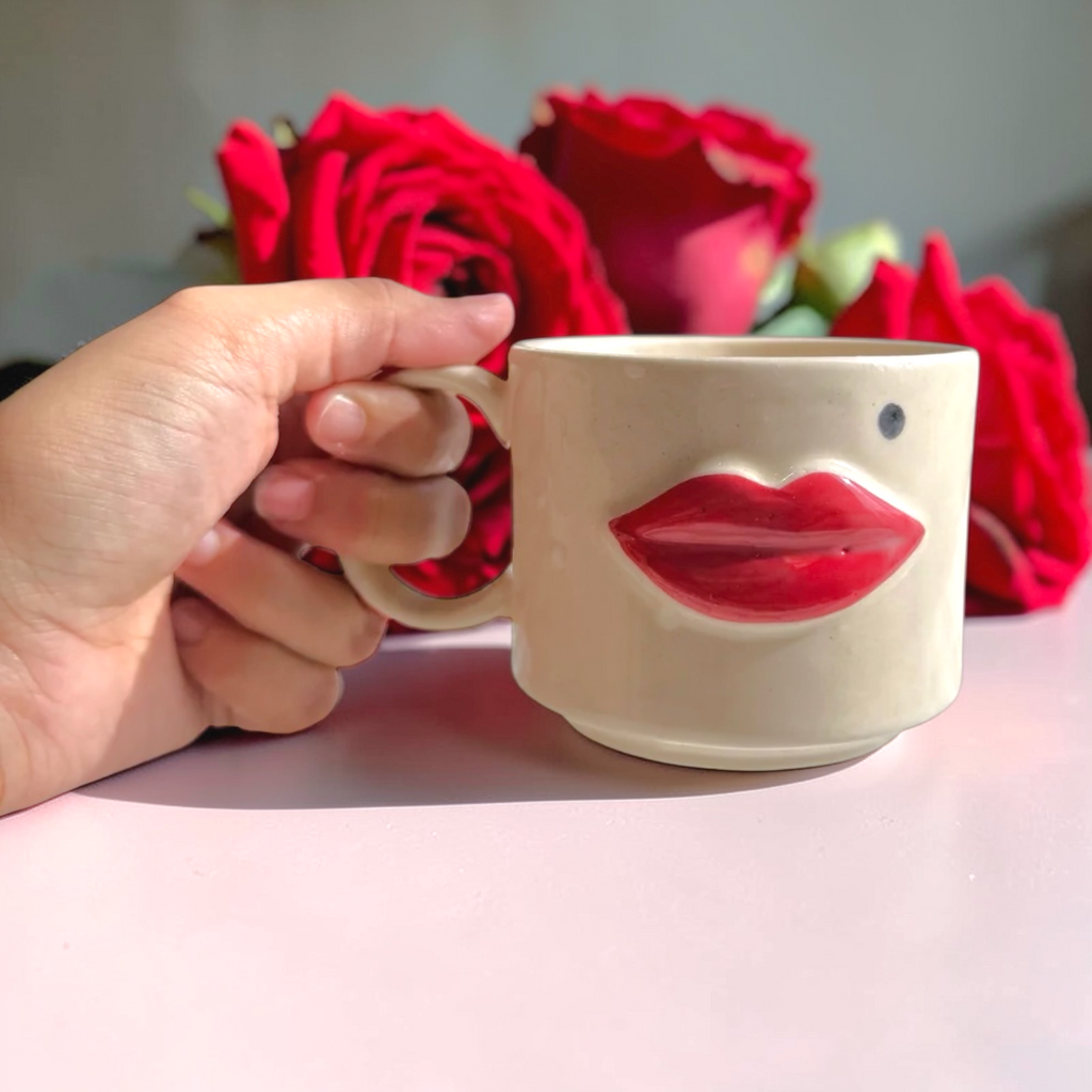 Red Lip Coffee Mug