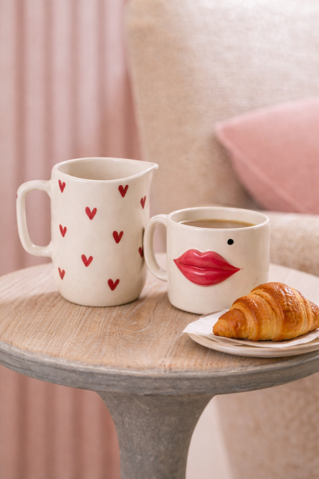 Mini Heart Milk / Juice Jug