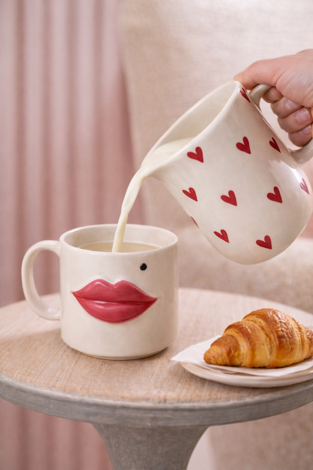 Mini Heart Milk / Juice Jug