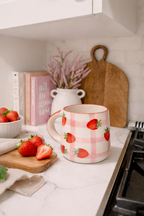 Strawberry Check Mug