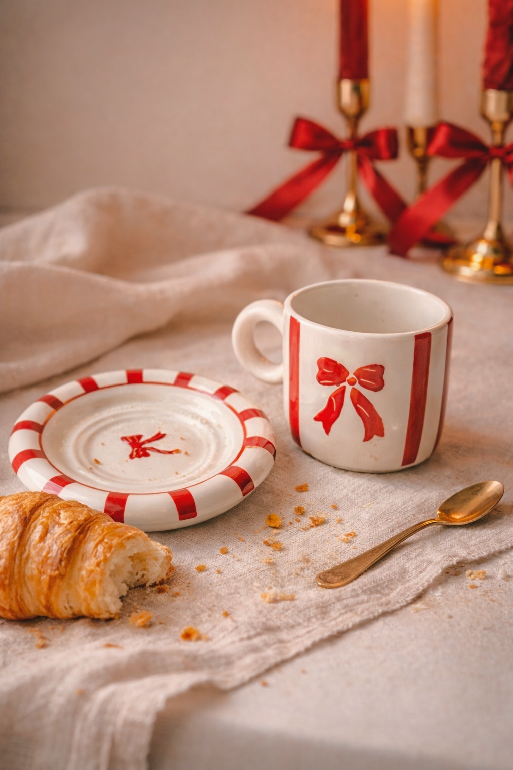 Bow Bubble Cup & Saucer