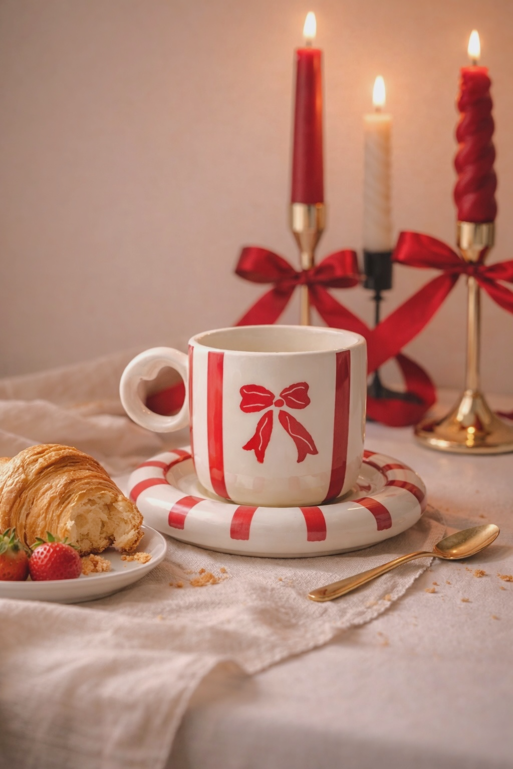 Bow Bubble Cup & Saucer