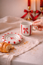 Bow Bubble Cup & Saucer