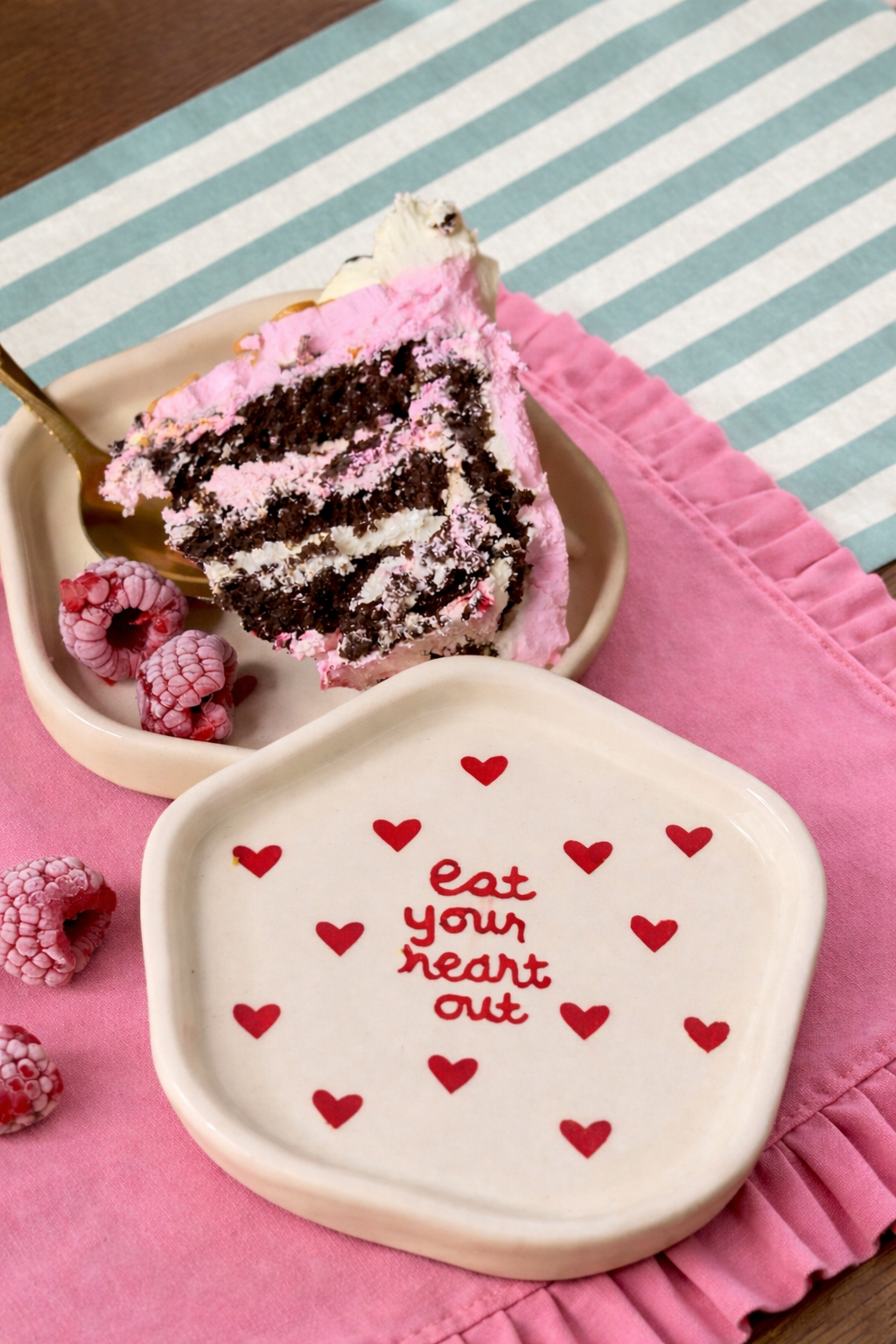 Eat your heart out Dessert plate