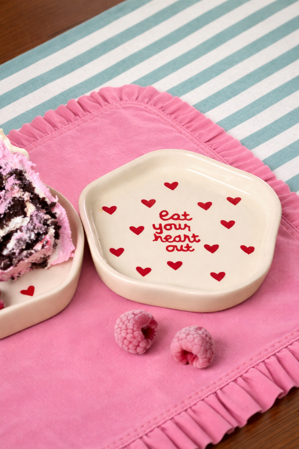 Eat your heart out Dessert plate