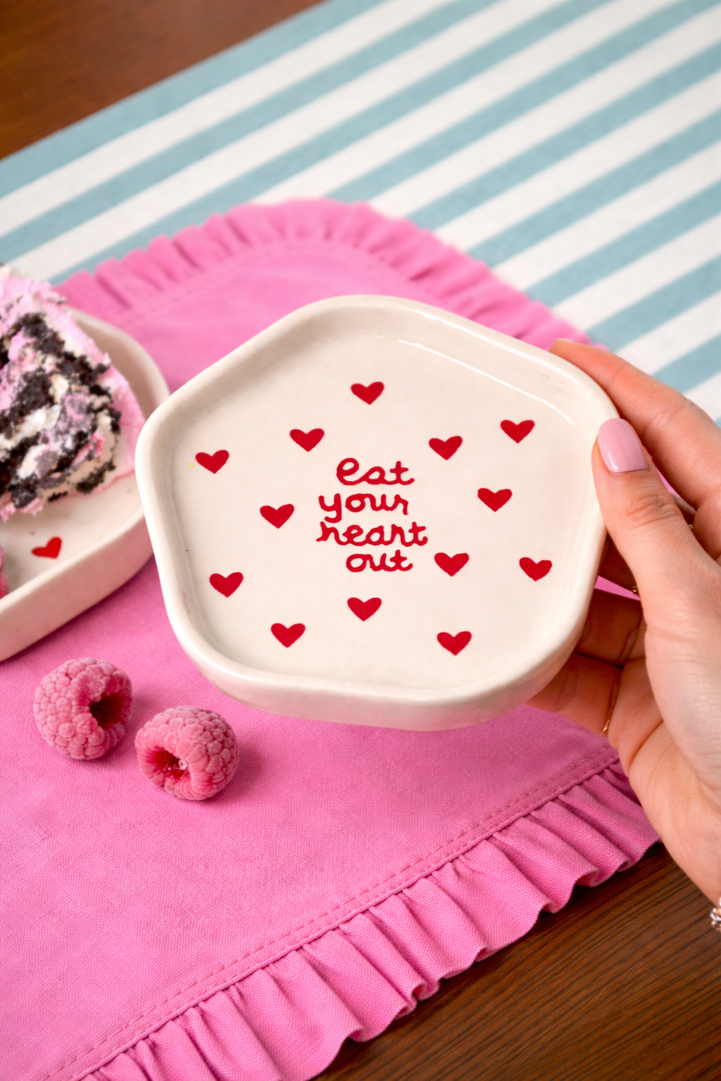 Eat your heart out Dessert plate