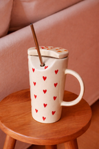Mini Heart Ceramic Sipper