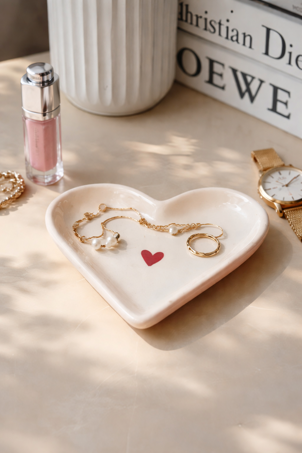 Sweet Drop Heart Trinket tray