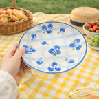 Blueberry Checks Plate