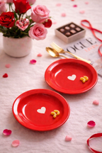 Sweetheart Pasta Plate - Red