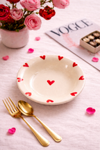 Sweetheart Pasta plate - white