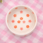 Summer Peachy  Floral Bowl