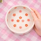 Summer Peachy  Floral Bowl