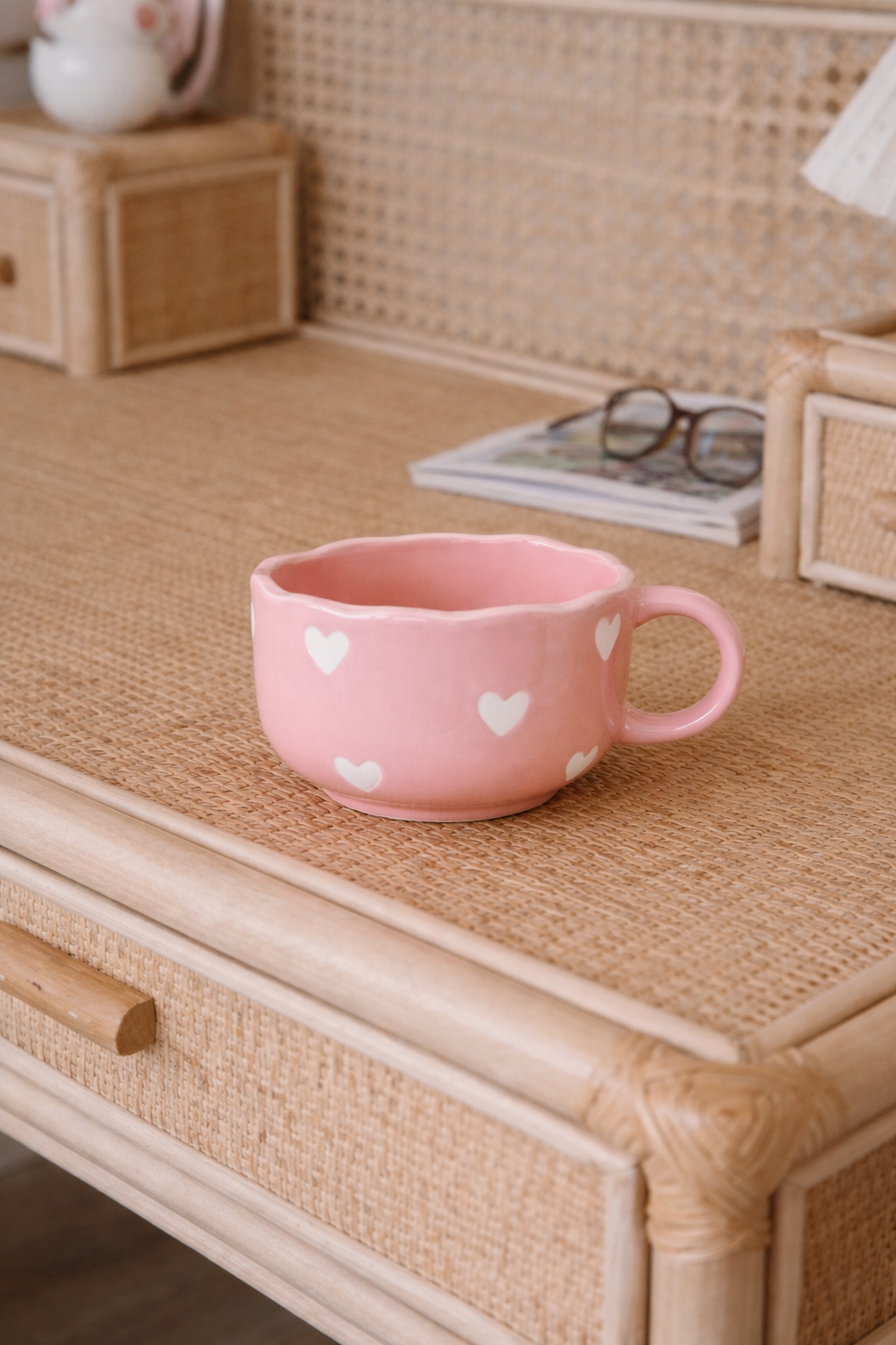 Full of Love Mug Red & Pink Coffee Mug