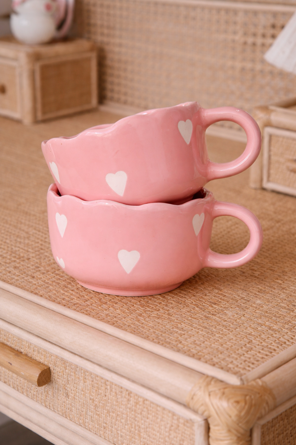 Full of Love Mug Red & Pink Coffee Mug