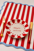 I licked it so it’s mine Plate