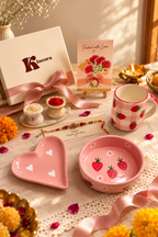 Strawberry Pink - Rakhi hamper