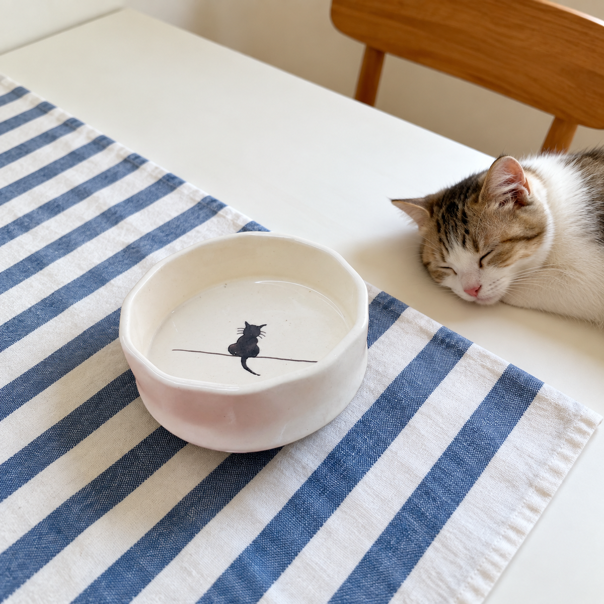 Meowgical Ceramic Cat Bowl – Cat Lover Gift