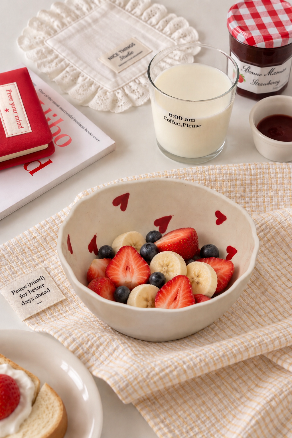 Love Heart Ceramic Bowl – Large