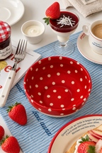 polka dot bowl