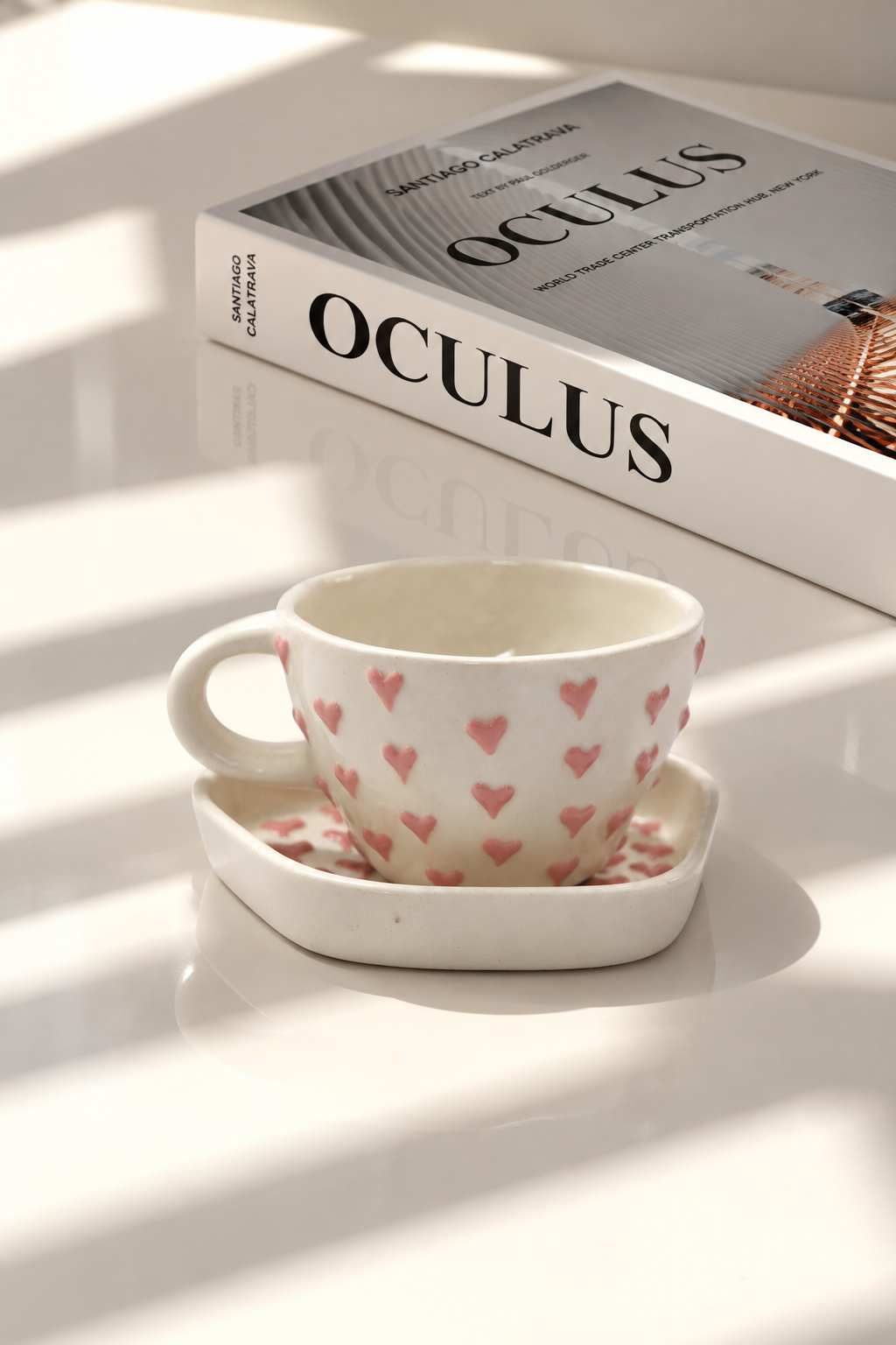 Darling Ceramic Cup & Saucer – Heart Gift Set