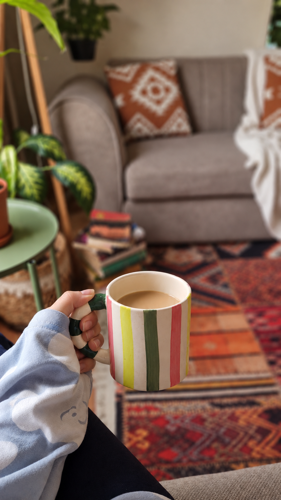 Colourful Stripes Ceramic Mug