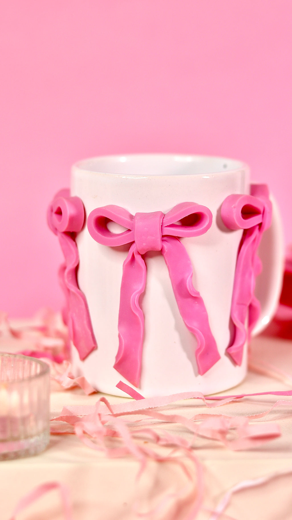 Curly Bow mug
