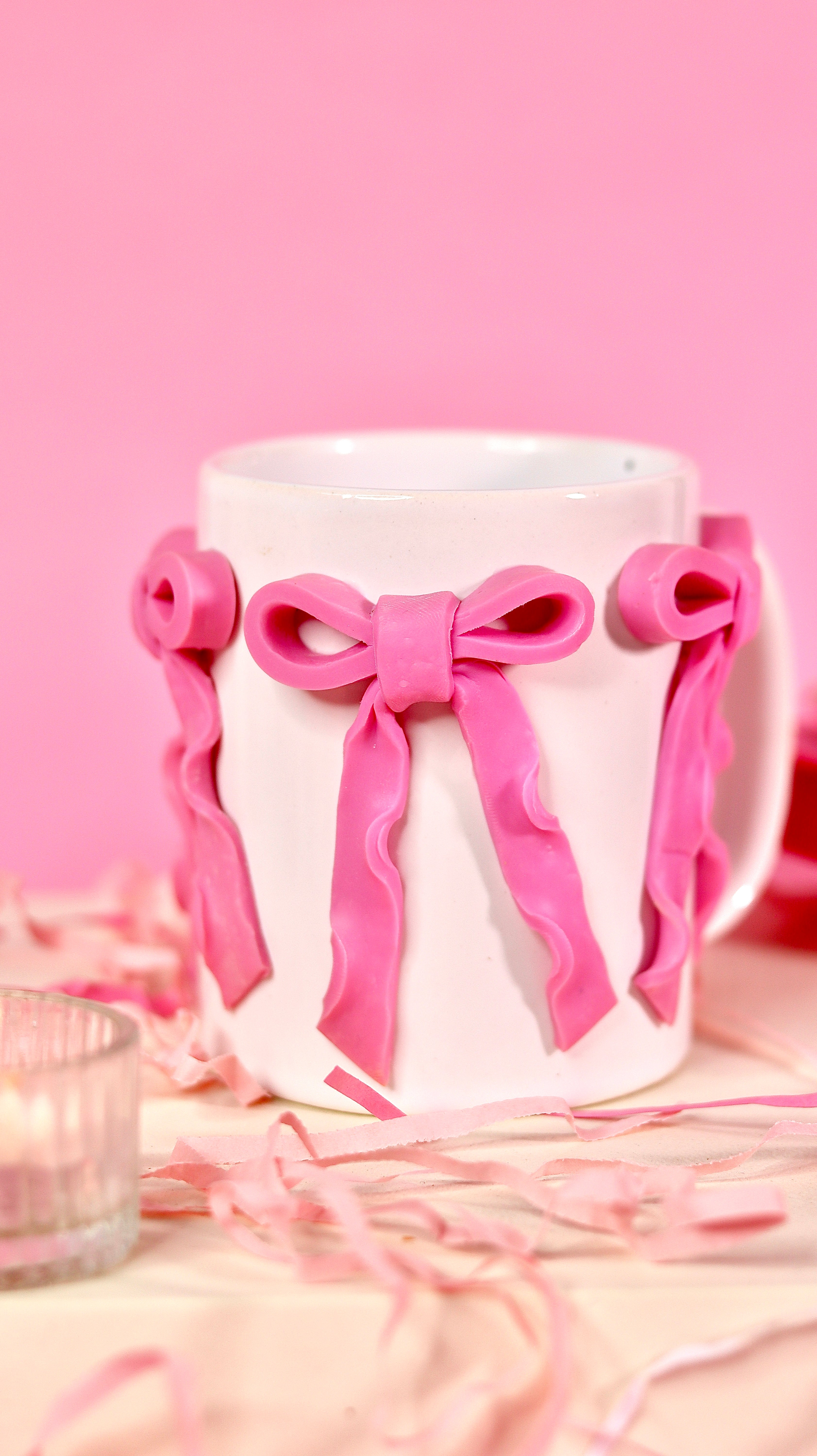 Curly Bow mug