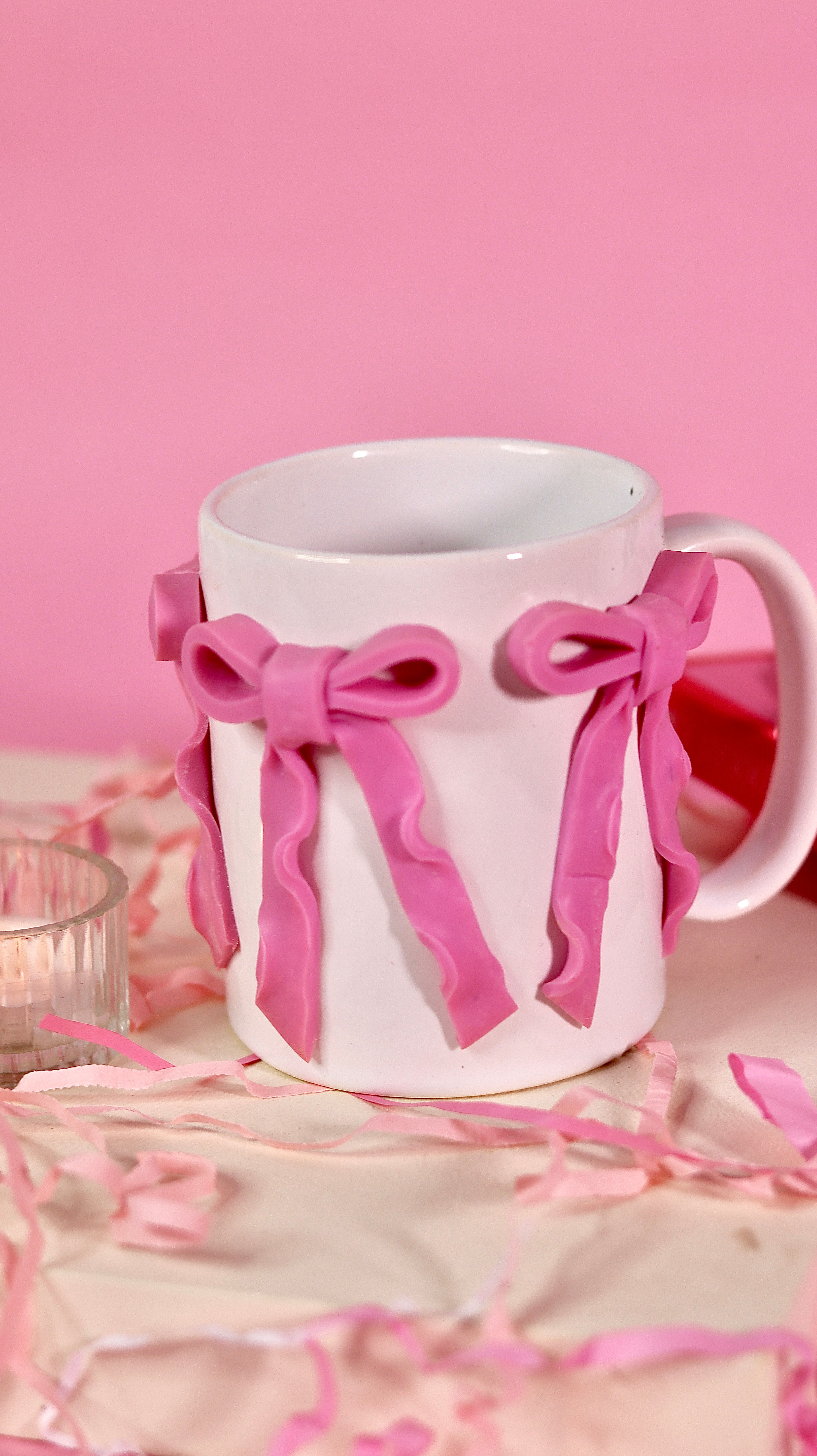 Curly Bow mug