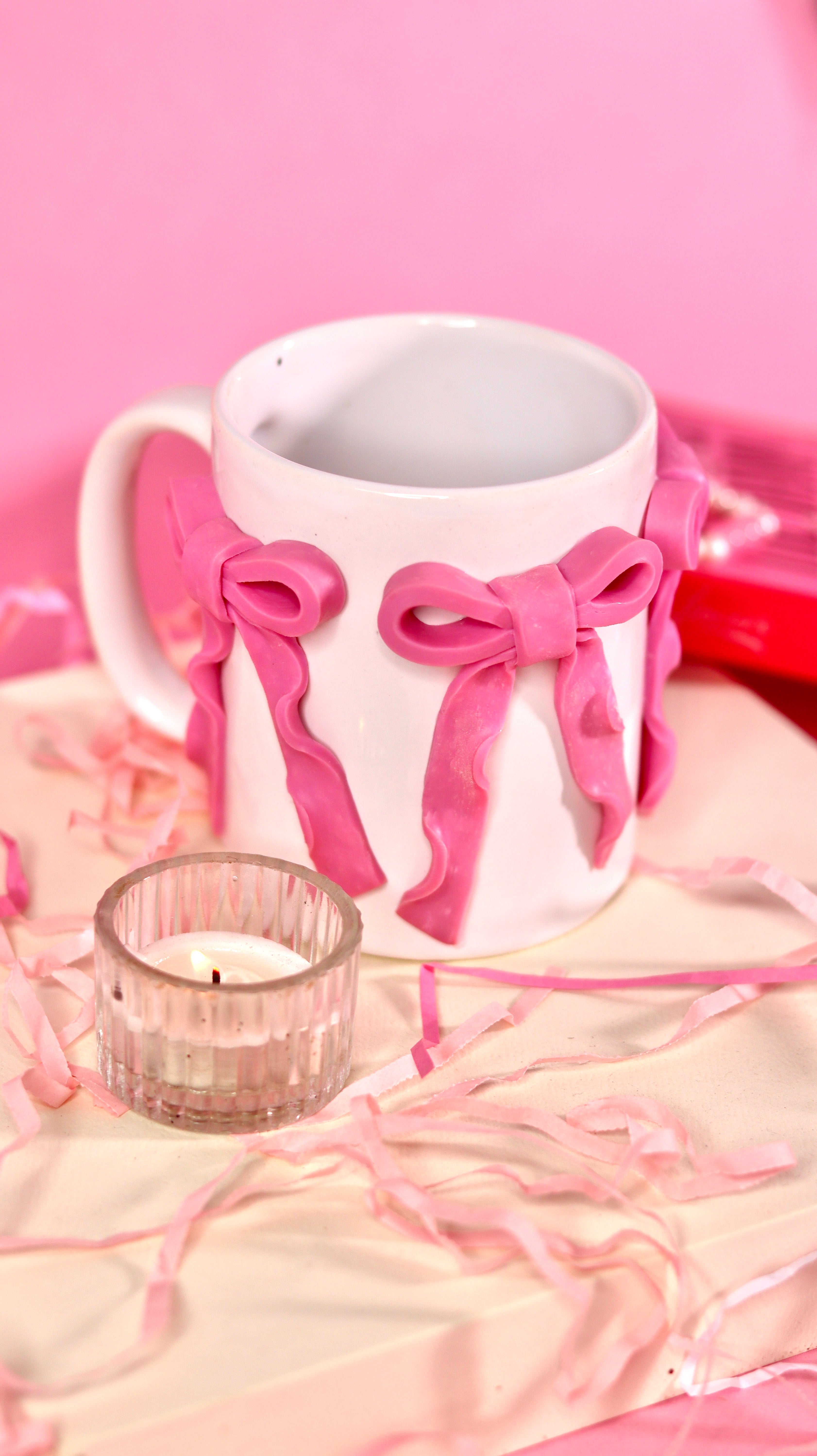 Curly Bow mug