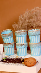 Kadak-e-Kulhad ceramic tea cups inspired by Indian cutting chai culture in pastel hues by KLAEORA