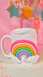 rainbow cloud mug